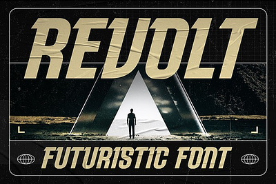 Revolt - Futuristic Display automotive bold branding future futuristic logo logotype machine modern robotic techno technology