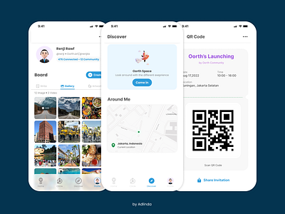 Social Media - Metaverse app design mobile app ui ux