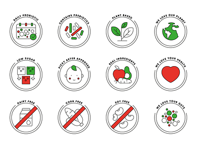 Icon Set Of Food Signs branding graphic design icons illustration set of icons vector welo