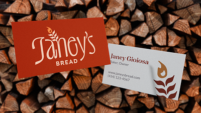Visual Identity for Janey’s Bread brand identity branding branding agency graphic design logo animation logo design