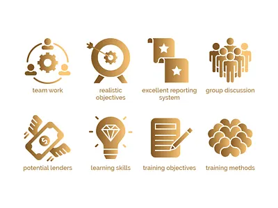 Banking icons bank banking branding cash economy figma finance gold gradient icon icon design icon set illustration illustrator money ui ux valuation value