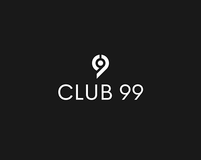 Club 99 9 icon 9 logo 99 app icon club icon logo negative space number 9