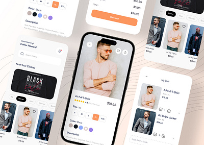 E-Commerce App Design appdesign application barnding cool design dribbble ecommerce productselling selling uiux user friendly uxdesign