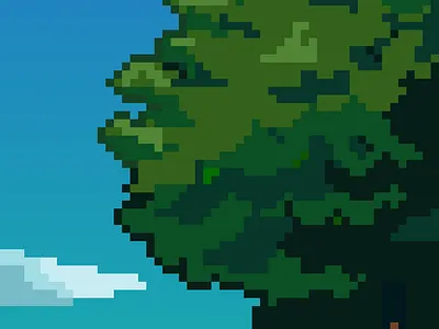 Pixel Art of Quote with scenery 8bit drawing game illustration pixel pixel art pixels quote scenery