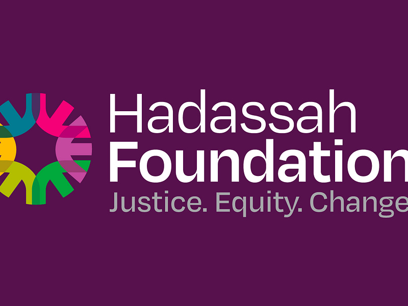 Hadassah Foundation brand identity brand standards guide brand strategy equity justice logo design new york city non profit rebrand website