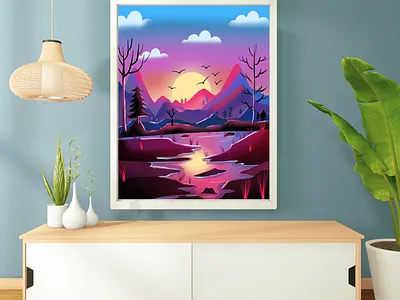 Nature and colours!! concept design illustration