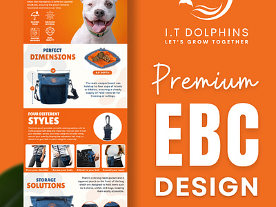 Amazon A plus Content | Premium Design | Dog Treat Pouch amazonapluscontent amazonlistingimages amazonoptimization apluscontent brandgraphics design infographics listingimages