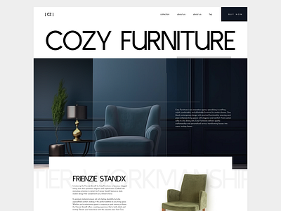 Cozy Furniture | Web design adobe xd beautiful website branding chair design design inspiration figma funiture furniture furniture site graphic design ui web design web design inspiration
