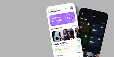 Fitness APP app design exercise fitness fitness app gym health mobile app sport uiux workout