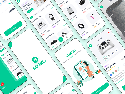 SUSKO Ecommerce App app design application e commerce ecommerce app mobile app online store shop shopping store uiux