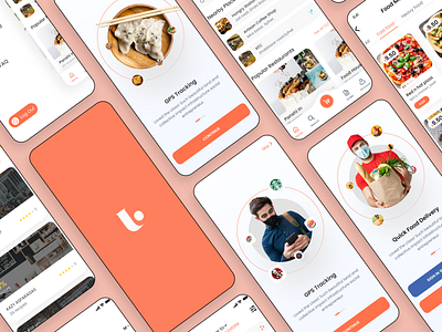 Foody Food Delivery App business case study food food delivery app menu mobile app online store restaurant uiux vegetables