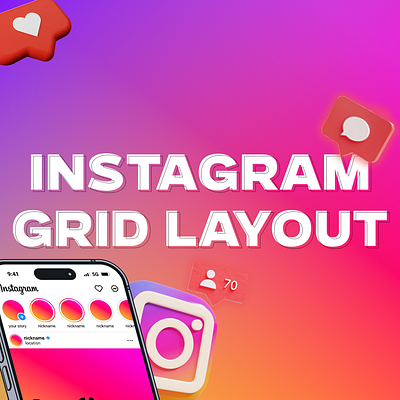 Instagram Grid Layout branding design graphic design graphic designer instagram instagram post layout social media design social media post socialmedia