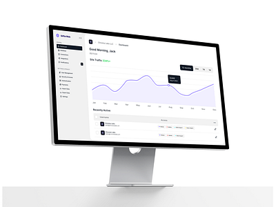 [Mockup] Dashboard for SlifferWeb analytics branding dashboard design figma graphic design ui ux vector website