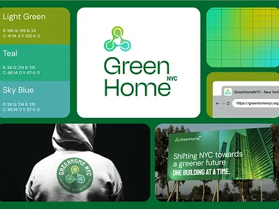 GreenHome NYC - Brand Design branding design graphic design logo typography