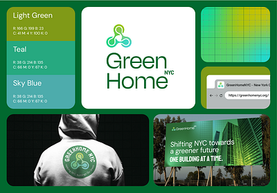 GreenHome NYC - Brand Design branding design graphic design logo typography
