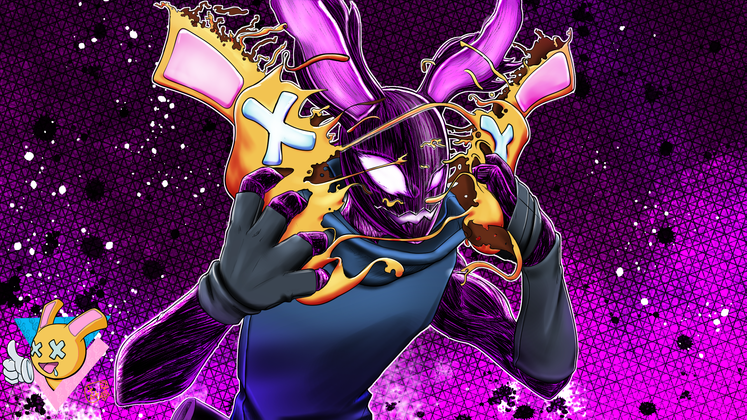 Albert's Rage 2d art 2d paint anime brand branding character design charcter design digital art digital paint illustration logo manga