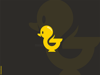 Little Duck Logo adorable animal cute design duck little logo logodesign logomark playful squack yellow