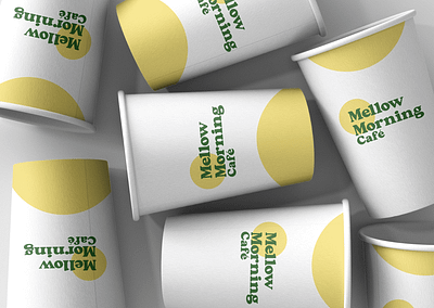 Mellow Morning Café branding graphic design logo