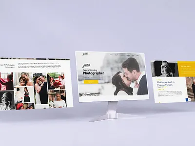 Julie Trinth Photography portfolio's adobexd figma photography portfolio ui ui design ux ux design web website xd