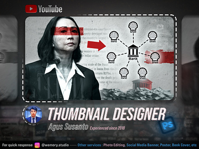 Thumbnail Design - Vietnam Bank design graphic design manipulation photo editing photoshop thumbnail youtube thumbnail