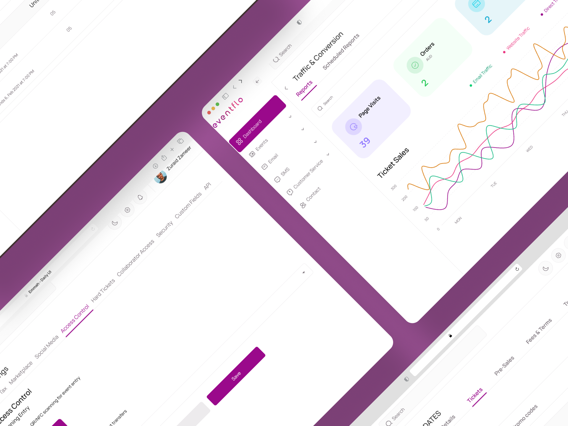 Event Mangement Web app back end event booking event management landing page landing page design management screen ui management web app new design ui design uiux design for web ux design web3event
