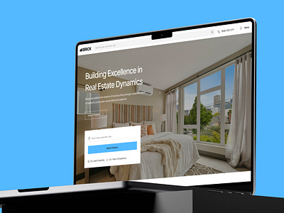 The Brick - Real Estate Website Template architecture builtinwebflow directory home house madeinwebflow madewithwebflow property real estate realty rental residental webflow