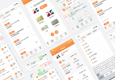 Bike App mobile design uiux design