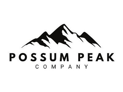 Possum Peak Logo graphic design logo