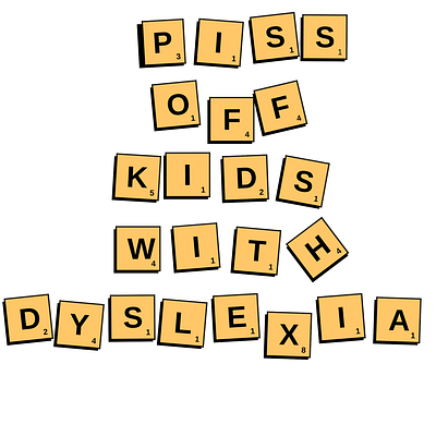 Dyslexia graphic design