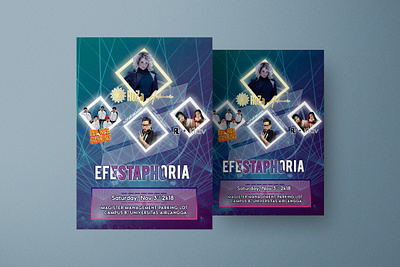 Music Poster : EFESTAPHORIA adobe photoshop ads concert concert design concert poster design festival festival poster flyer graphic design lights modern music music design music flyer music poster party party poster poster