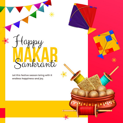 Makar Sankranti social media design