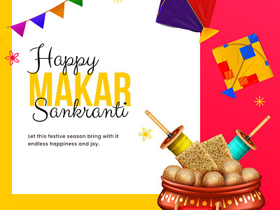 Makar Sankranti social media design