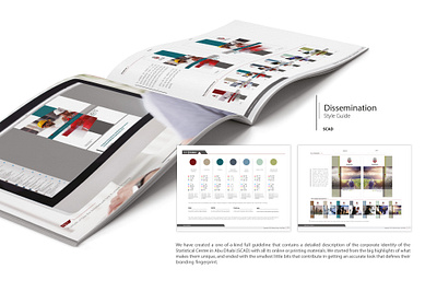 Dissemination Style Guide abu dhabi ads creative advertising campaign booklet brand guidelines branding brochure corporate branding design creative graphic design identity infographic logo stationary united arab emirates