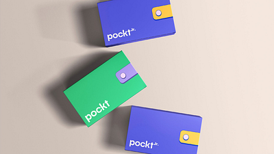 Pockt Packaging and Debit Card Design branding debit card design design graphic design illustration packaging design sticker design