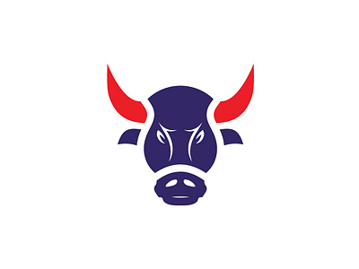 Taurus Logo angry bull logo animal logo blue bull bull logo logo design mascot red bull taurus