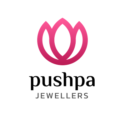 Pushpa Jewellers Logo branding graphic design logo