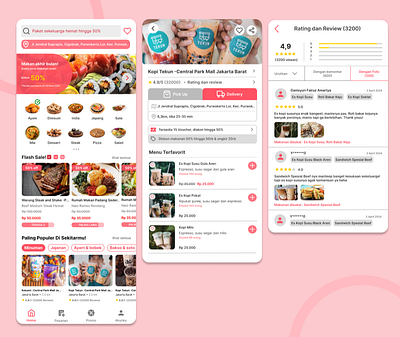 Build Food Delivery Service with a Focus on the Customer Review ui