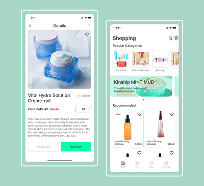 Shopping e-commerce app design . e commerce app dailey ui design logo shopline ecommerce app design ui