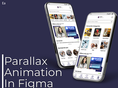 Parallex animation animation figma parallax animation prototype ui ui design xd