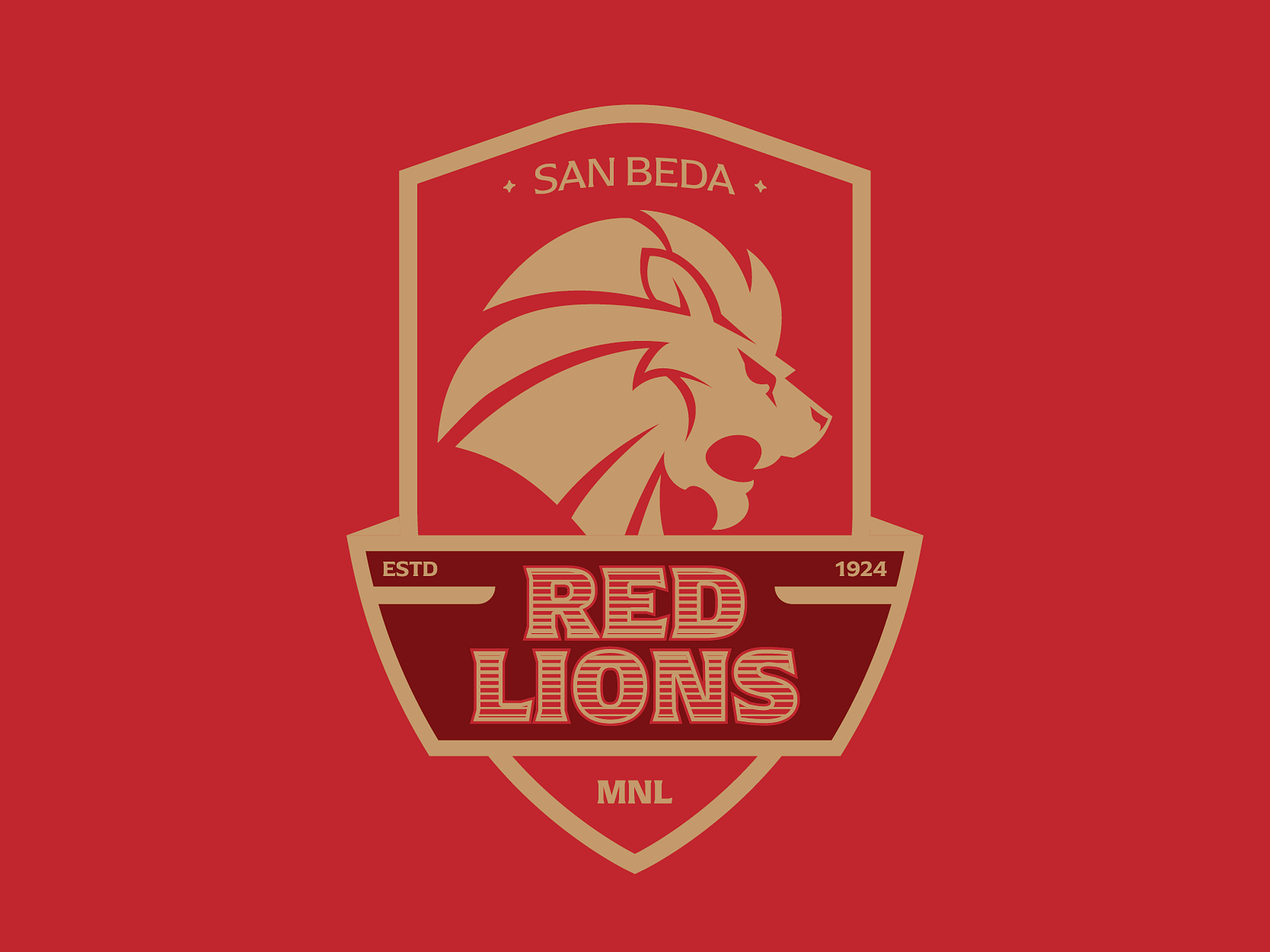 San Beda Red Lions by Jaycee Villareal on Dribbble