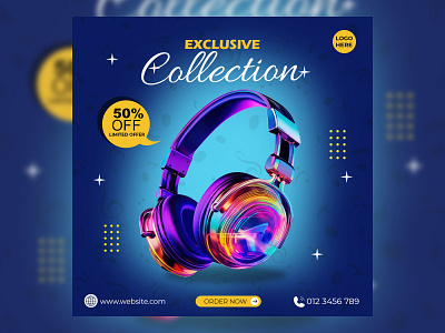 Headphone Post branding design graphic design headphone headphone post photoshop