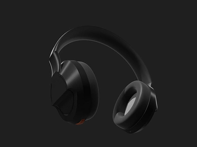 Headphones | 3D modeling | Industrial design | Shapr3D 3d 3d model 3d modeling branding cad design industrial design modeling render rendering visualization