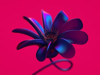 April Flower 3d abstract c4d cinema 4d digital art flower hyperrealism illustration vibrant