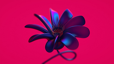 April Flower 3d abstract c4d cinema 4d digital art flower hyperrealism illustration vibrant