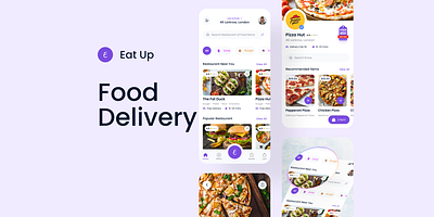Food Delivery App app design cafe case study coffee food food delivery app mobile app restaurant t menu uiux