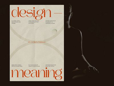 "Balance" Poster design designermood graphic design graphicdesigninspiration inspiration posters red typography typography poster ui webdesign