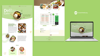 Food Catering Website Design design food foodwebsite graphic design landingpage landingpagedesign restaurant ui userinterface websitedesign websitelandingpage