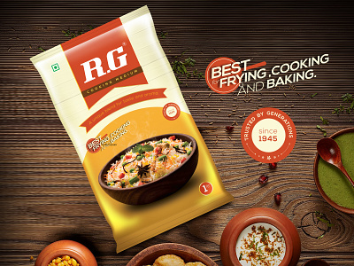 RG cooking oil package design brandidentity illustrations package design packaging