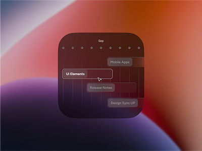 UI Design Concept | Calendar Widget UI concept design graphic design minimal mobile application mvp ui uiux