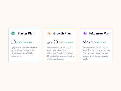 Referral commission tiers for B2B SaaS commission design figma proptech real estate referral saas sales software ui ux web